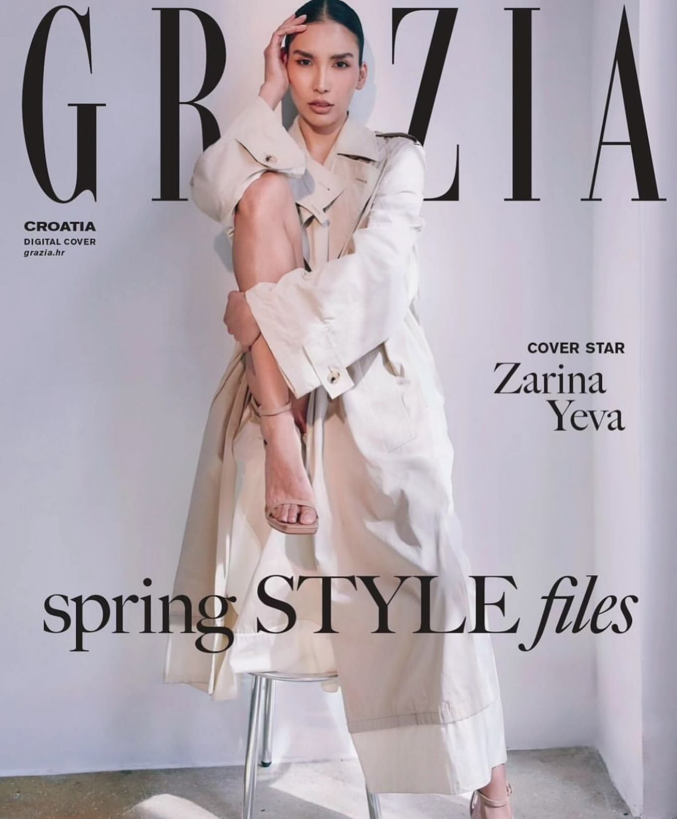 Grazia Croatia — Cover Feature — Zarina Yeva